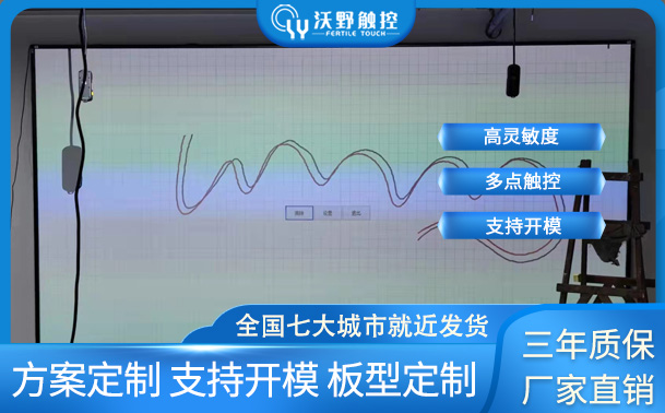 某企业投影正投10点触摸